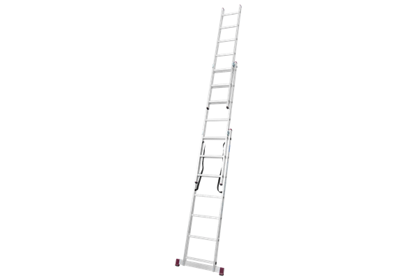 Krause CORDA Alu-Vielzweckleiter, 3 x 7 Stufen