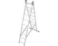 Krause CORDA Alu-Vielzweckleiter, 3 x 9 Stufen
