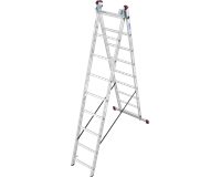 Krause CORDA Alu-Vielzweckleiter, 3 x 9 Stufen