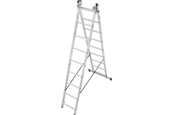Krause CORDA Alu-Vielzweckleiter, 3 x 9 Stufen