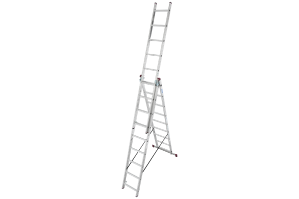 Krause CORDA Alu-Vielzweckleiter, 3 x 9 Stufen