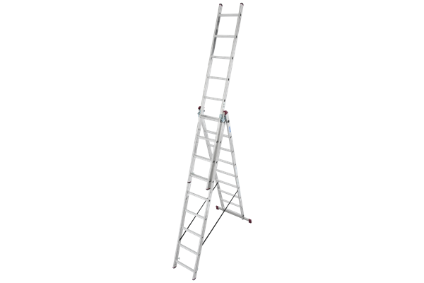 Krause CORDA Alu-Vielzweckleiter, 3 x 9 Stufen