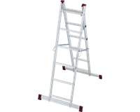 Krause CORDA Leitergerüst, 2 x 6 Sprossen