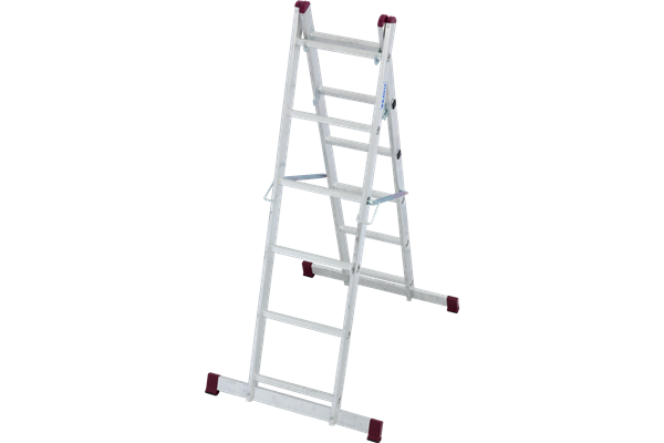 Krause CORDA Leitergerüst, 2 x 6 Sprossen