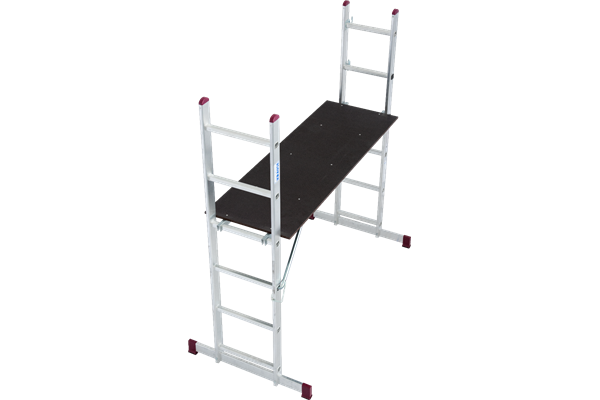 Krause CORDA Leitergerüst, 2 x 6 Sprossen
