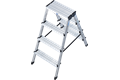 Krause MONTO DOPPLO Alu Doppelstufenleiter 2 x 4 Stufen