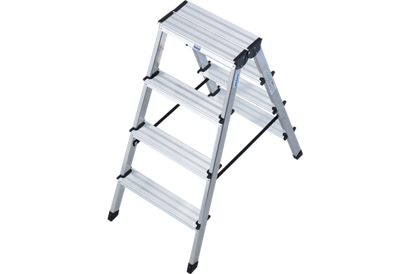Krause MONTO DOPPLO Alu Doppelstufenleiter 2 x 4 Stufen