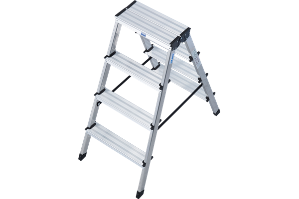 Krause MONTO DOPPLO Alu Doppelstufenleiter 2 x 4 Stufen