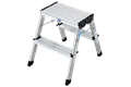 Krause TREPPY Alu Doppel Klapptritt, 2 x 2 Stufen