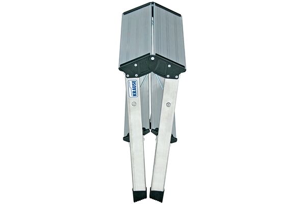 Krause TREPPY Alu Doppel Klapptritt, 2 x 2 Stufen