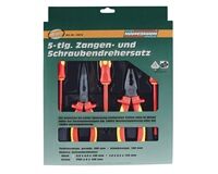 5 tlg. VDE Zangen-/Schraubendreher Set
