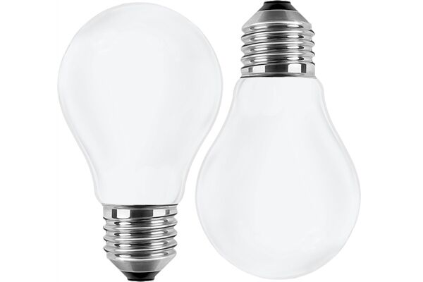  2x LED Birnenform 7W (60W), E27, 810lm, 2700K, WW