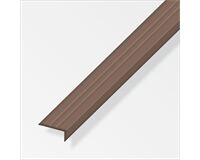 PVC Abschlussprofil 25x10 mm, 1 m (braun)
