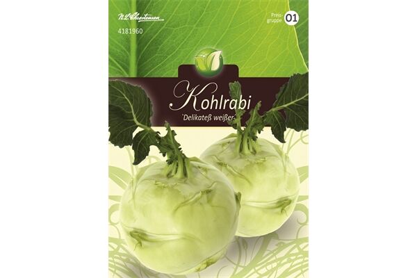 Kohlrabi, Delicatezza Bianco/ Delikateß Weiß