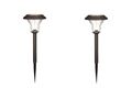  2er Set LED Solar Leuchte, 63 cm
