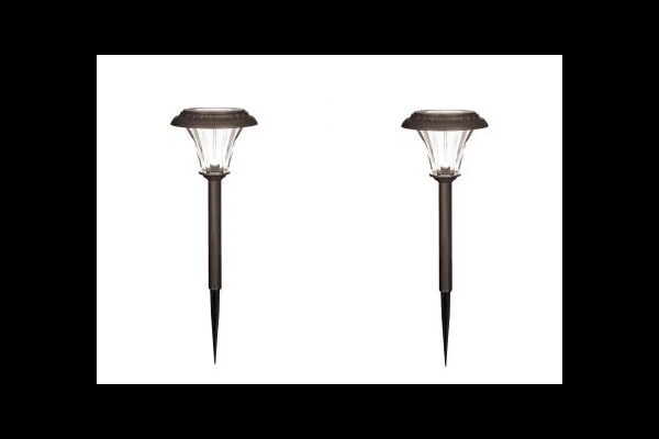 2er Set LED Solar Leuchte, 63 cm