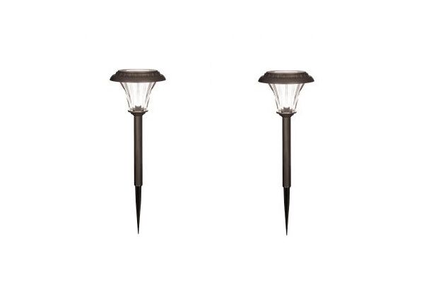  2er Set LED Solar Leuchte, 63 cm