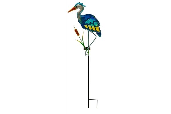  LED Solar Gartenlampe, Design Kranich