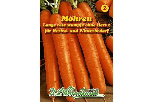  Saatgut lange rote stumpfe Speisemöhre,
