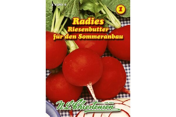  Radies Riesenbutter Saatgut inklusive Stecketikett