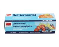 Gefrierbeutel, 40 St., ohne Clips, 2 L