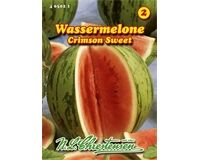Saatgut Wassermelone Crimson Sweet frühreife Sorte, für 5 Pflanzen