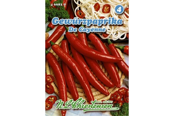  Saatgut Gewürzpaprika De Cayenne ertragreich