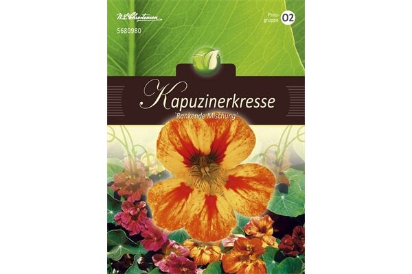  Saatgut Tropaeolum Kapuzinerkresse, Rankende