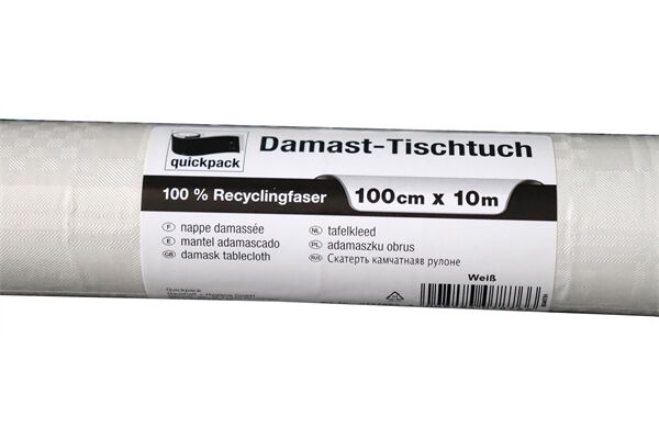  Damast Papiertischdecke, 10 m x 100 cm