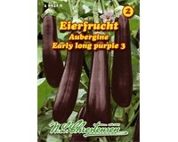 Saatgut Aubergine Early, Long Purple 3, für 20 Pflanzen