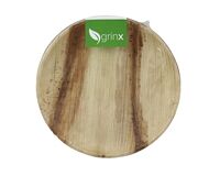 5 Palmblattschalen, rund, Ø 25 cm