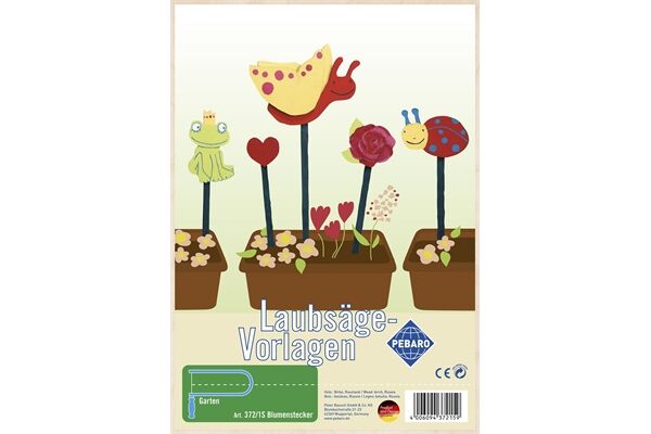  Laubsägevorlage, Blumenstecker