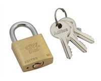 Gera 39 Vorhängeschloss, 3 Schlüssel, 30 mm