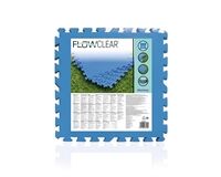 Bestway Bodenschutzfliesen-Set, 50 x 50 cm, 9 St. (blau)