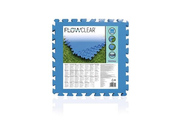  Bestway Bodenschutzfliesen-Set, 50 x 50 cm, 9 St.