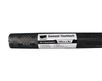 Damast Papiertischdecke, 8 m x 100 cm (schwarz)