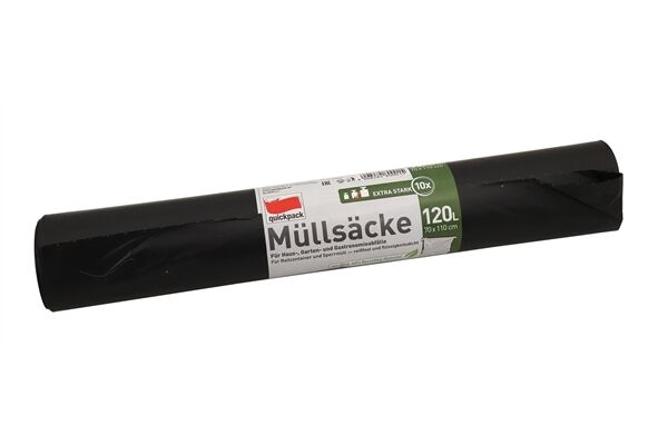  Abfallsäcke, 120 L, 10 St.