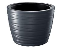 PROSPERPLAST Blumentopf MAZE Ø 37,5 x 27,9 cm (anthrazit)