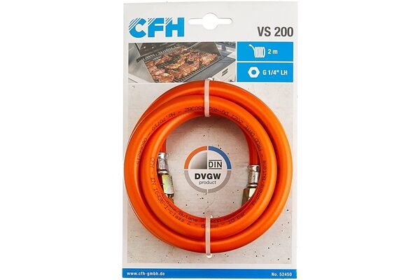  VS 200, Gasschlauch, 1/4'' links, 2 m