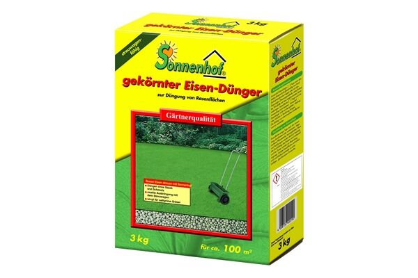 Sonnenhof Eisendünger, gekörnt, 3 kg