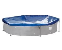 Happy People Poolabdeckung mit Gummizug Ø 270 cm (blau)