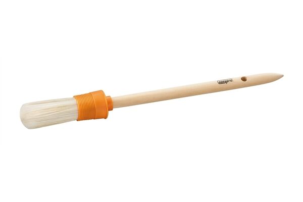  Lackier Pinsel, Ring Mischborste, Gr. 02