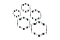  5 tlg. Ausstecher Set, Motiv: Blumen