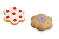  5 tlg. Ausstecher Set, Motiv: Blumen