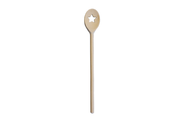 Kochlöffel oval, 30 cm, Stern