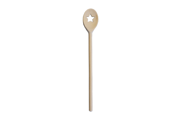  Kochlöffel oval, 30 cm, Stern