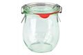  WECK Tulpenglas 220 ml, Glasdeckel, Gummiring