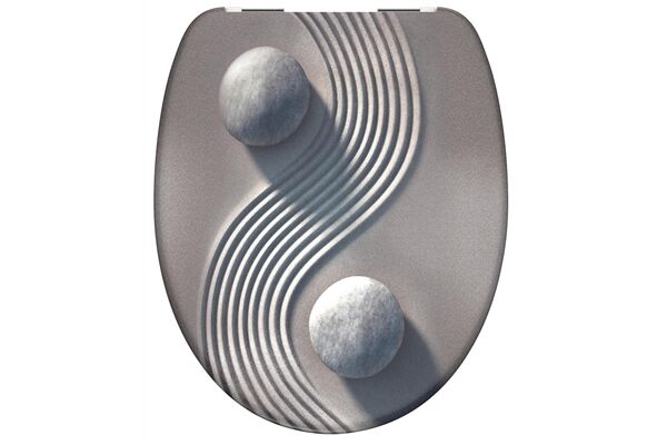  WC-Sitz, Duroplast, Absenkautomatik, Ying & Yang