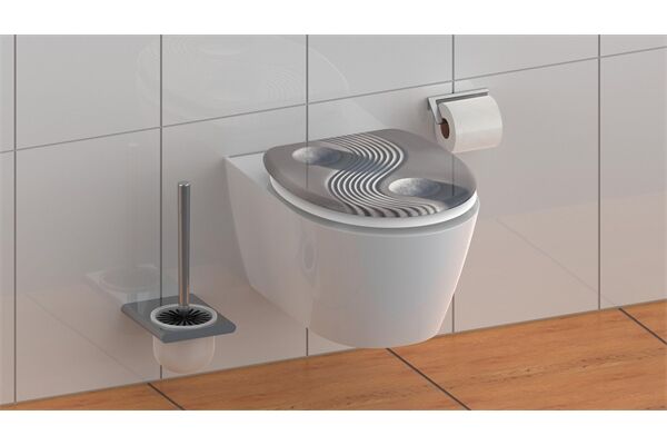  WC-Sitz, Duroplast, Absenkautomatik, Ying & Yang