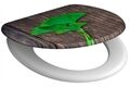  WC-Sitz, Duroplast, Absenkautomatik, Gingko&Wood